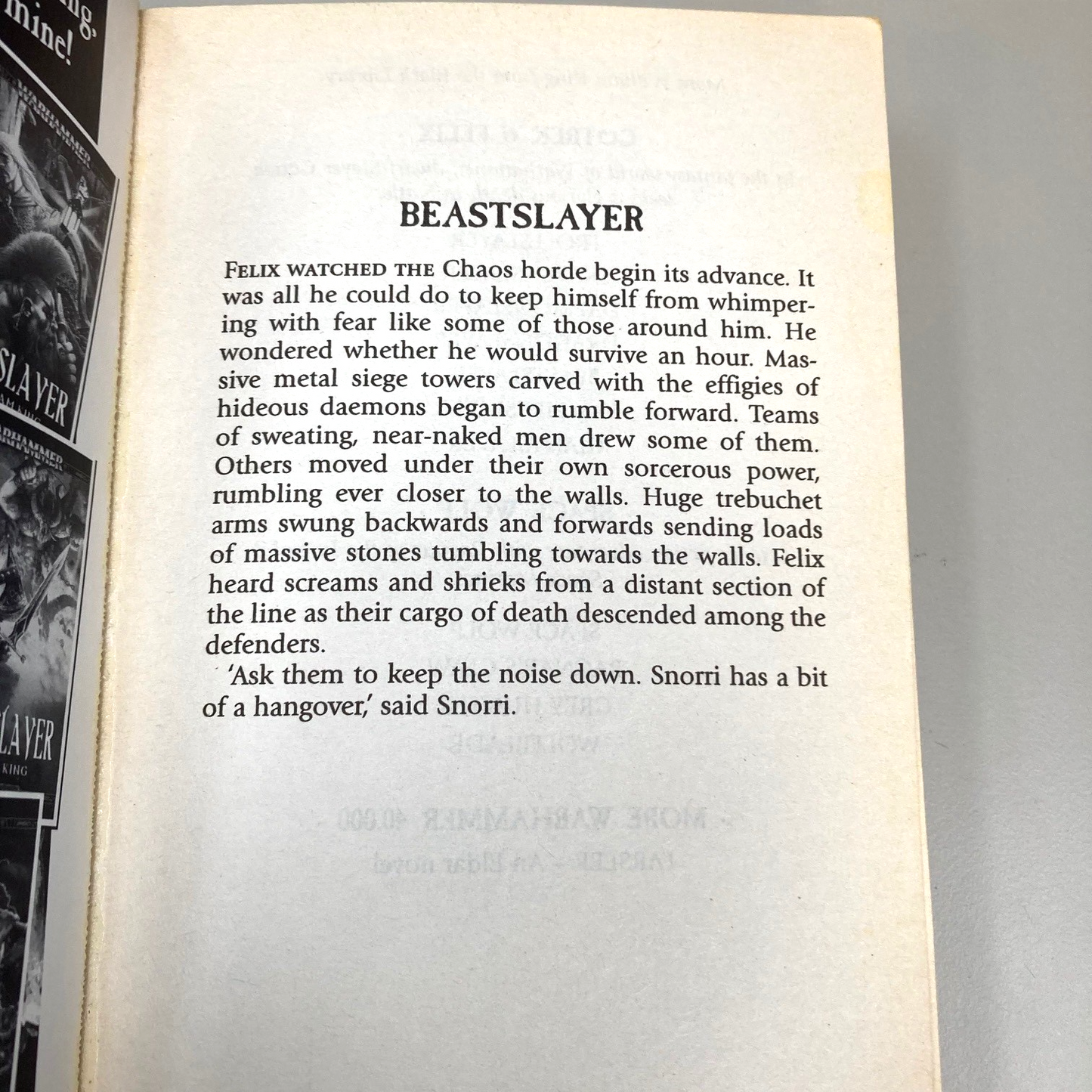 Beastslayer - William King - Paperback 2004 Black Library Warhammer Fantasy M831