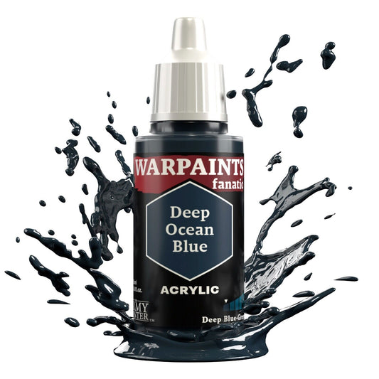 Deep Ocean Blue Paint - Warpaints Fanatic 18ml - The Army Painter