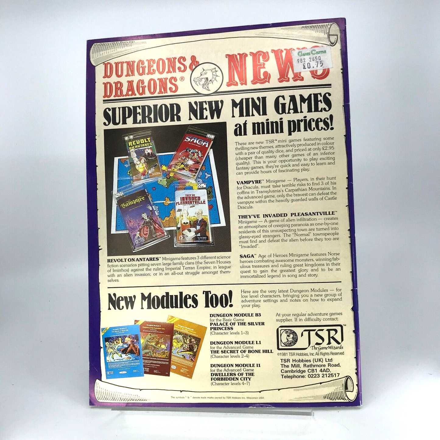 White Dwarf 30 Magazine Games Workshop Warhammer Fantasy 40,000 40K M231