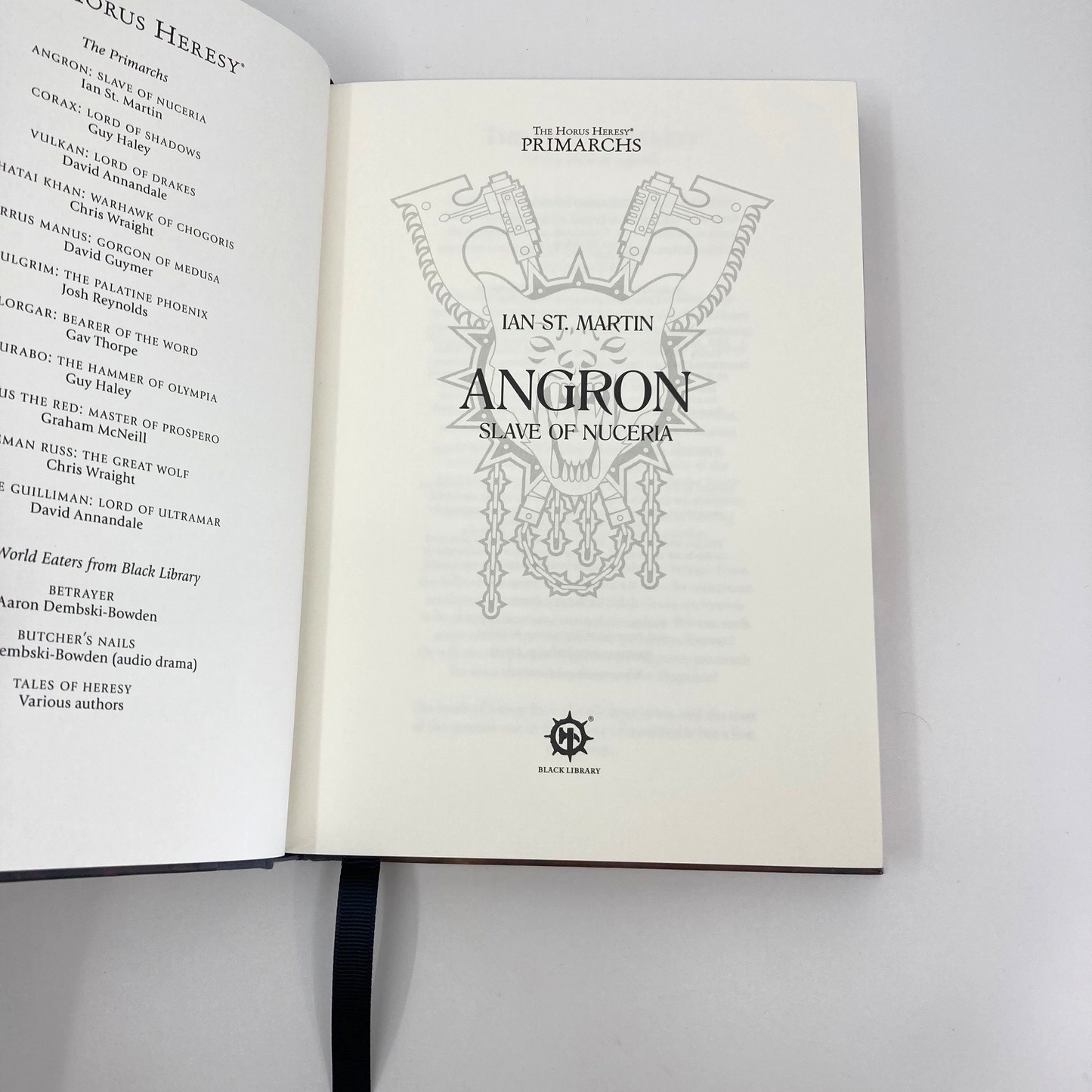 Angron: Slave Of Nuceria - Limited Edition - Black Library Warhammer M1902
