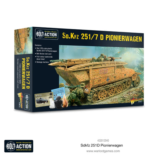 SD.KFZ 251/7 D Pionierwagen - Brand New - Warlord Games Bolt Action Miniatures