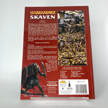 Skaven Rulebook - 6th Edition - Warhammer Fantasy Games Workshop M1678