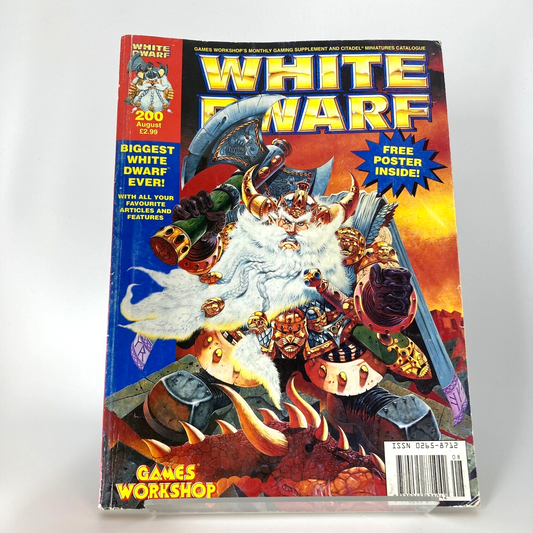 White Dwarf 200 Magazine Games Workshop Warhammer Fantasy 40,000 40K M1584