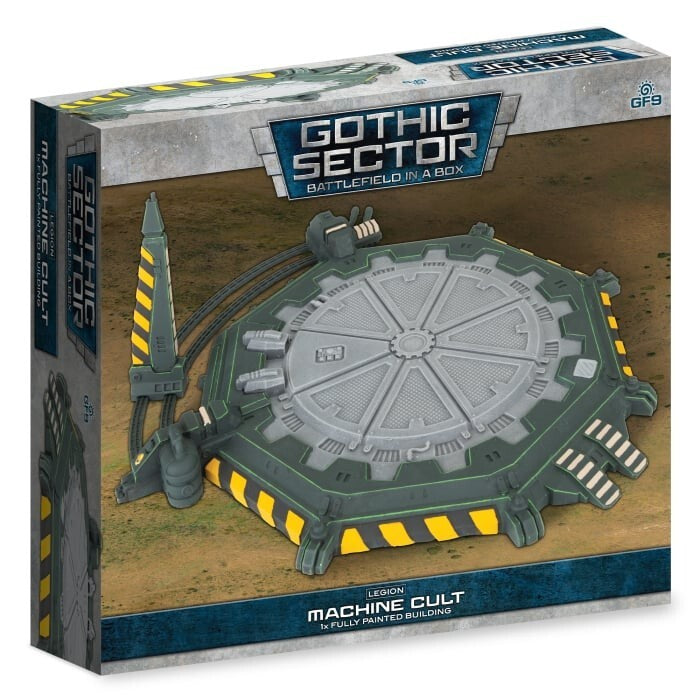 Legion Armoured Machine Cult - Painted 1:56 Terrain - Brand New Gothic Sector