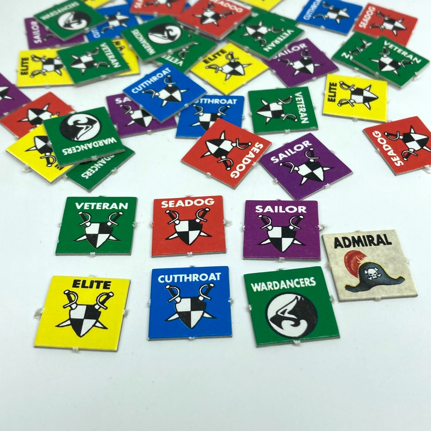 Man O' War Navy Token Set - OOP - Man O' War Warhammer Games Workshop X13094