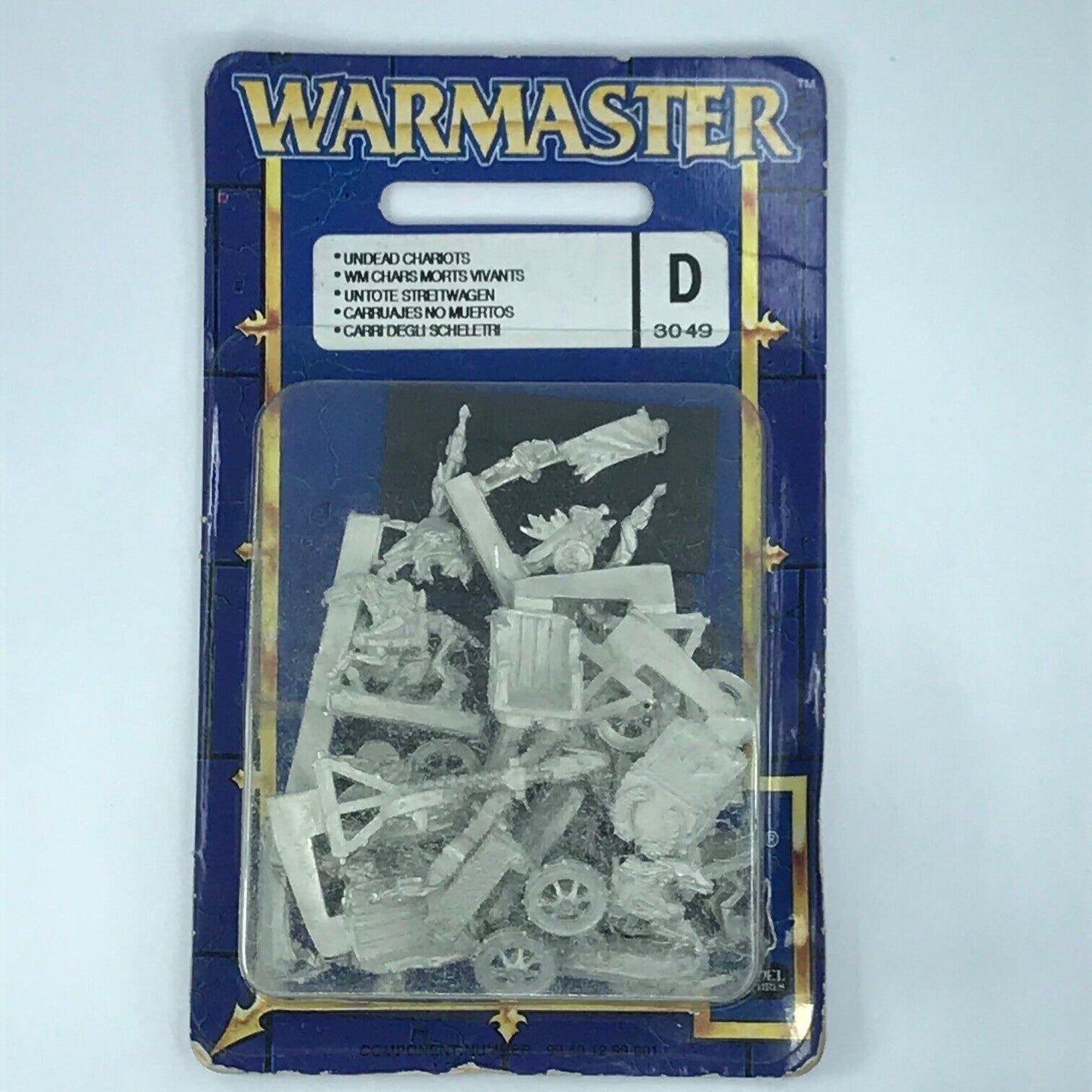 Metal Undead Chariots - OOP - Warmaster Warhammer C1529