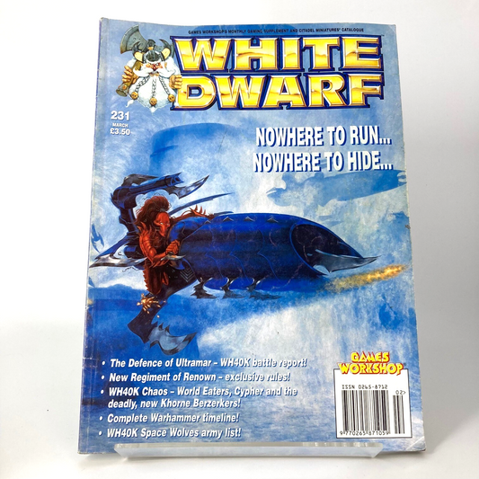 White Dwarf 231 Magazine Games Workshop Warhammer Fantasy 40,000 40K M1570