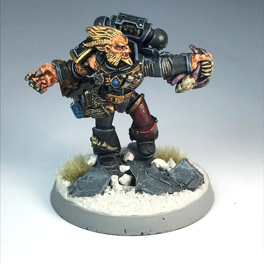 Metal Space Wolves Wulfen Space Marine - Painted - Warhammer 40K X9895