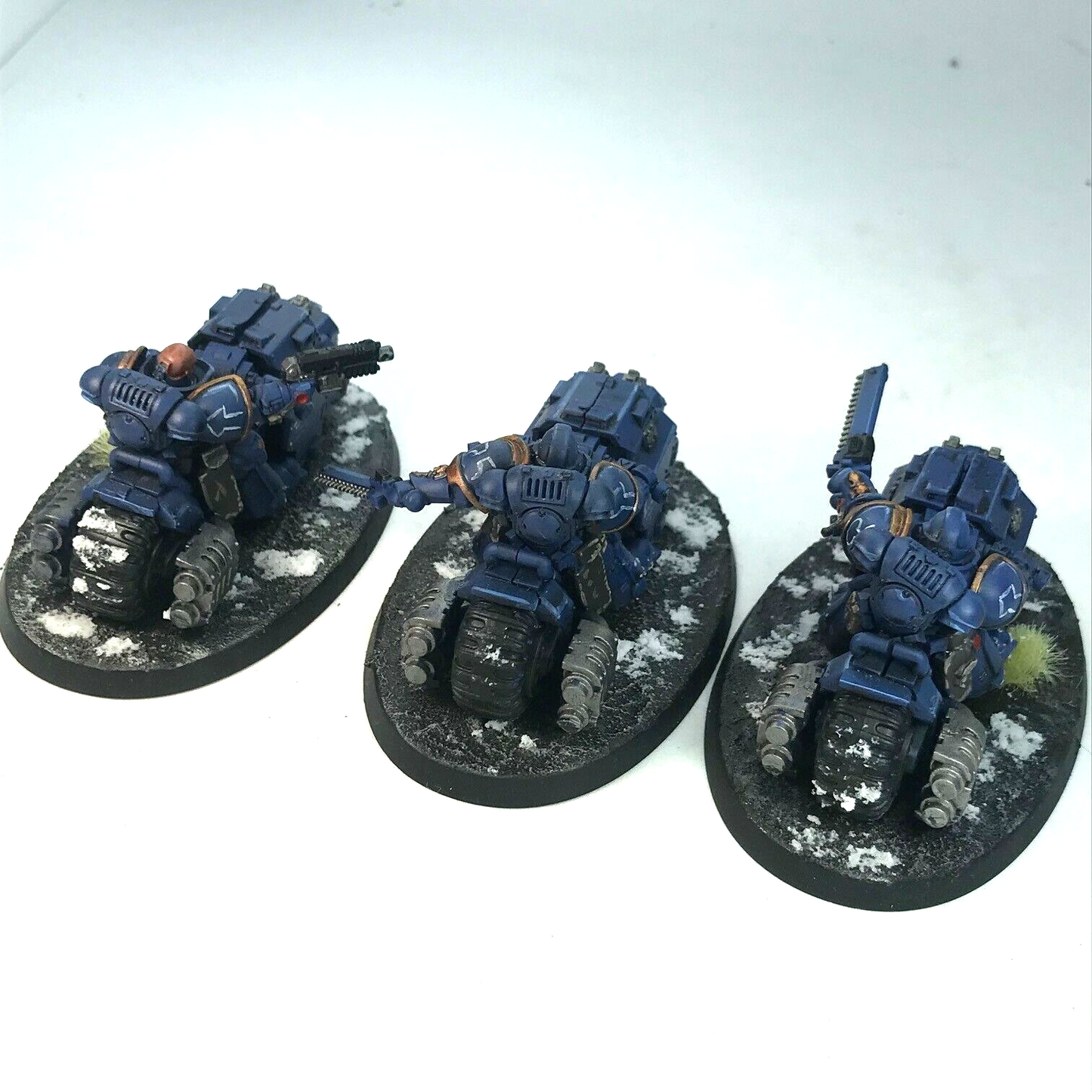Space Marine Bike Squad - Painted - Warhammer 40K C2195