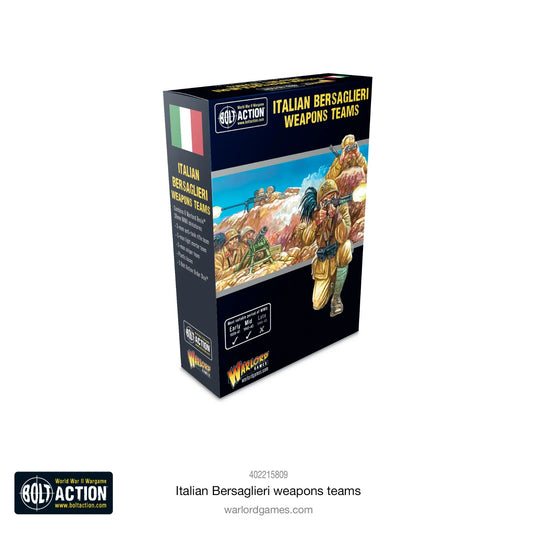 Italian Bersaglieri Weapons Teams - Warlord Games Bolt Action Miniatures