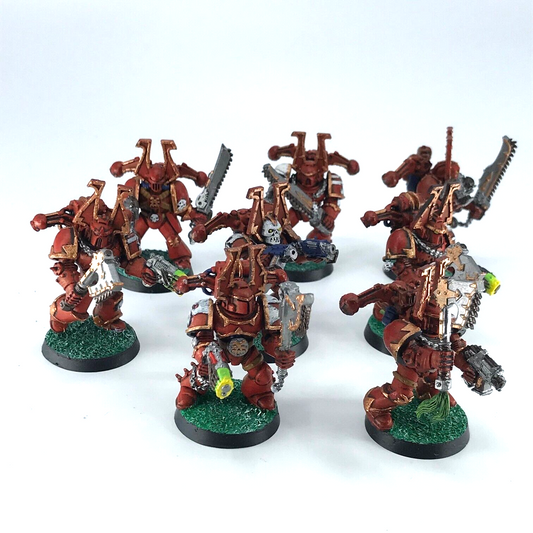 Classic Khorne Beserkers Chaos Space Marines - Painted Warhammer 40K C3766