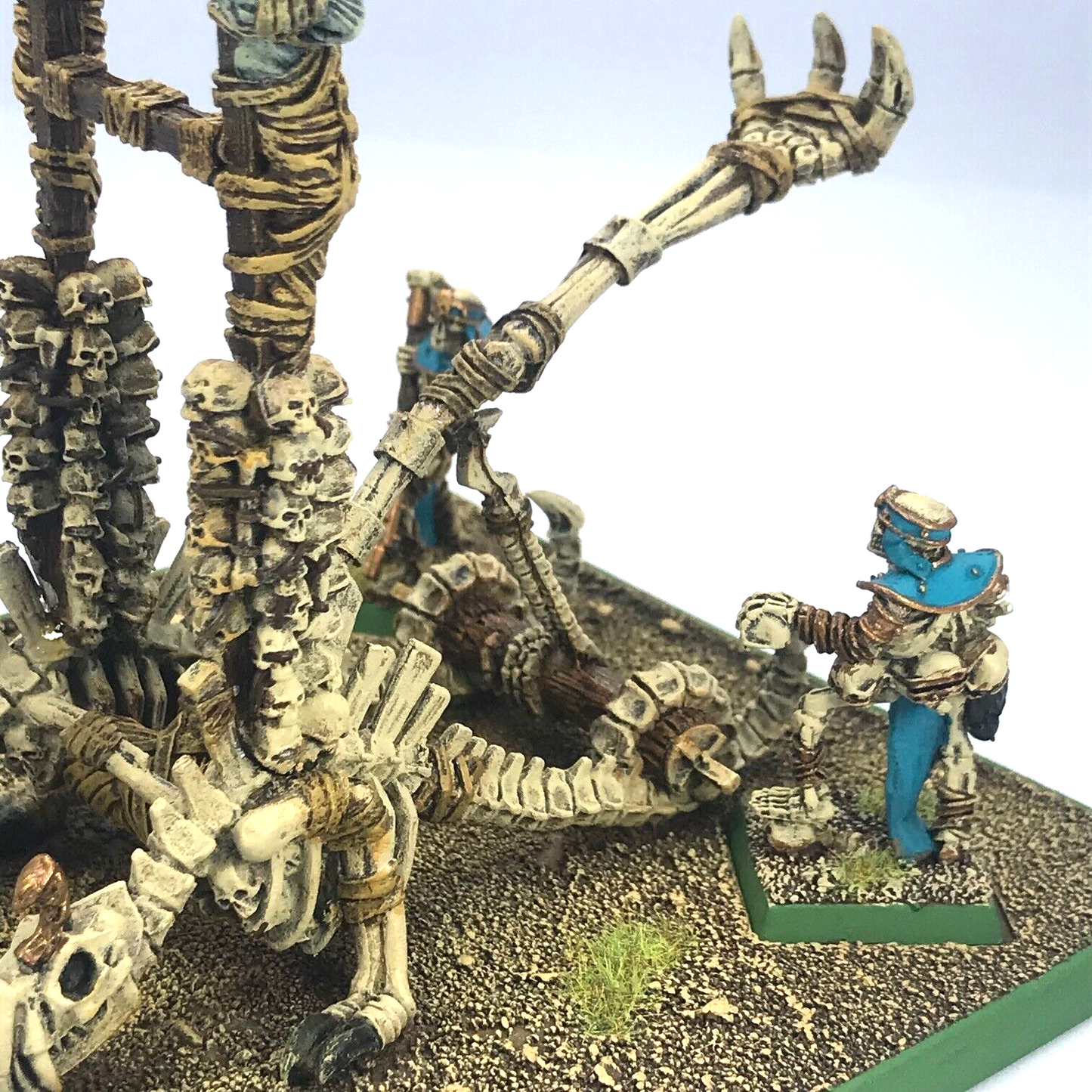 Classic Tomb King Metal Screaming Skull Catapult - Painted - Warhammer Fantasy