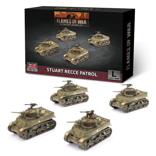 British Stuart Recce Patrol - Late-War - Brand New - Flames of War