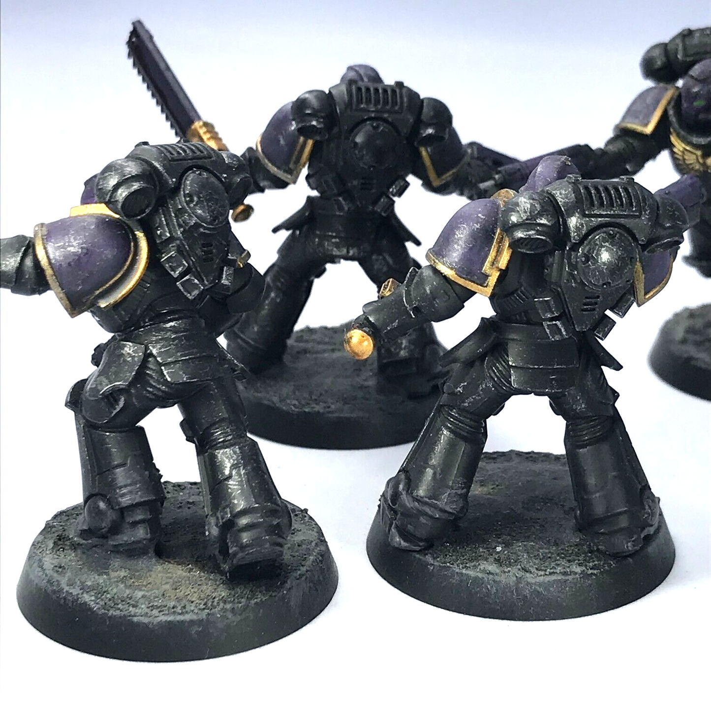 Dark Angels Assault Intercessors Space Marines - Painted - Warhammer 40K C2797