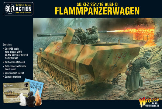 SD.KFZ 251/16 AUSF D: Flammpanzerwagen - Warlord Games Bolt Action Miniatures