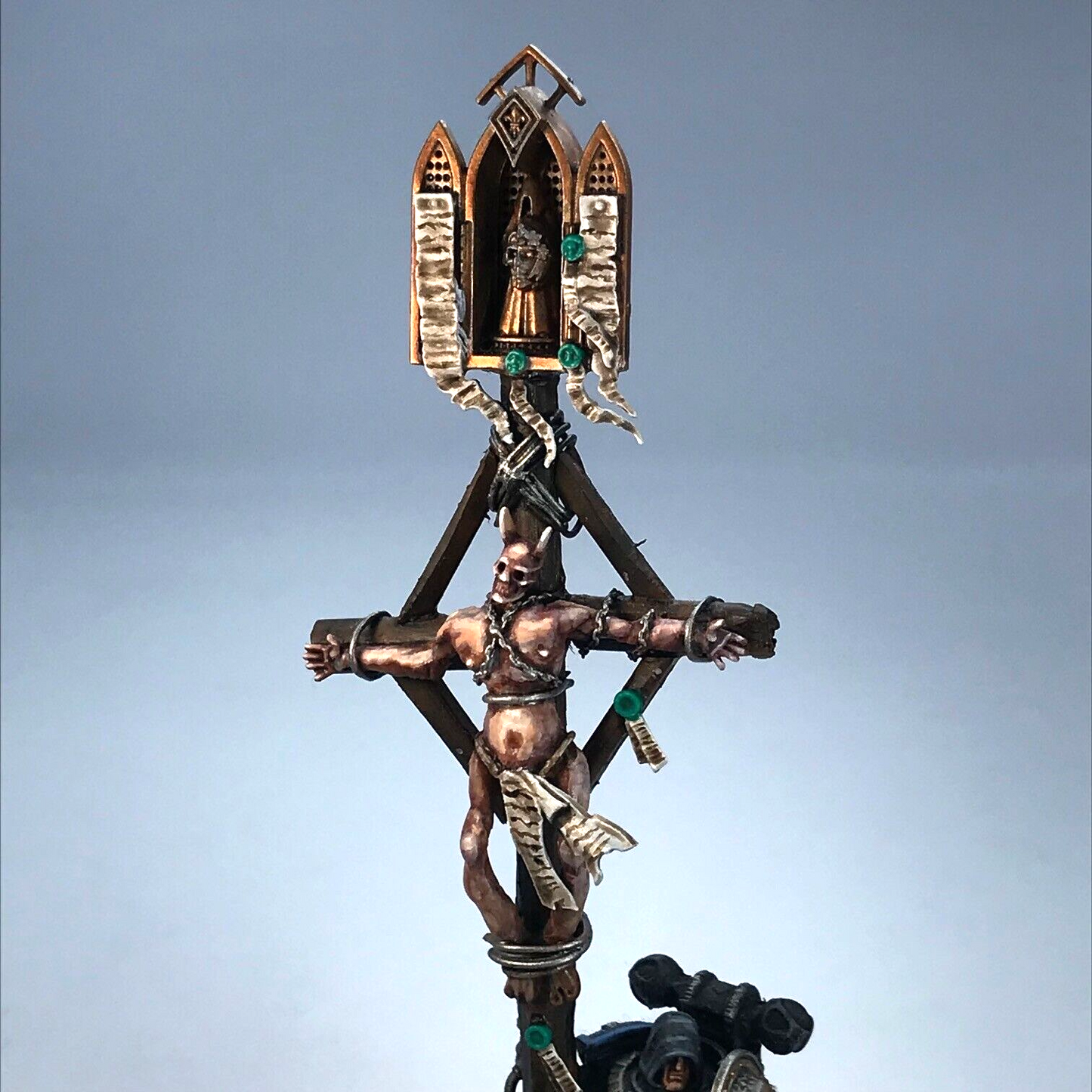 Custom Army Standard Bearer Space Marines - Painted - Warhammer 40K