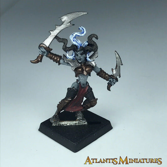 Metal Painted Dark Elf Elves Witch Elf - Warhammer Age of Sigmar X6390