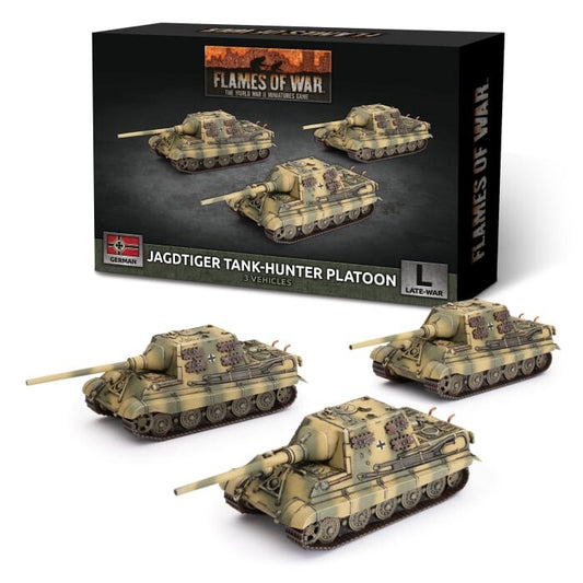 German Jagtiger Tank-Hunter Platoon - Late-War - Brand New - Flames of War