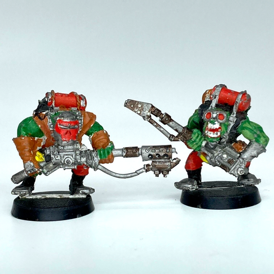 Orks With Burnas - Space Orks - Warhammer 40K Games Workshop Classic Metal X2090