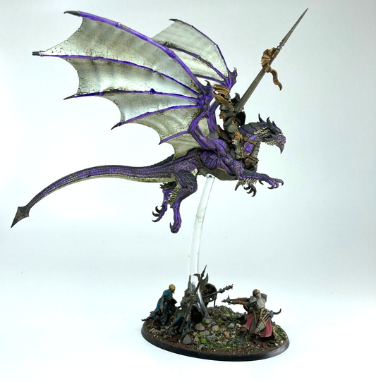 Vampire Lord Kitbash on Dragon - Warhammer Age of Sigmar Games Workshop (4)