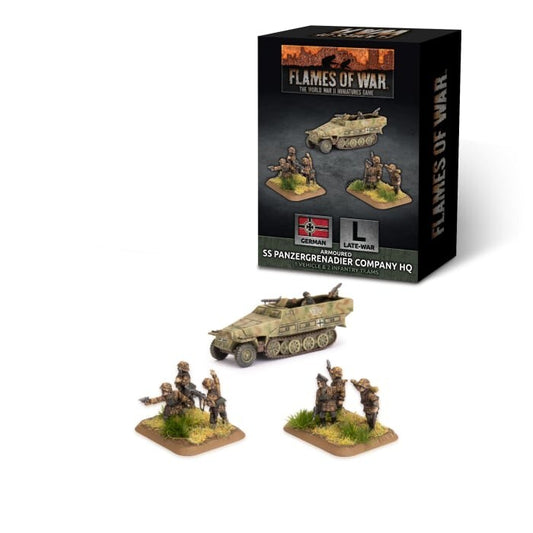German Armoured SS Panzergrenadier Company HQ - Late-War Brand New Flames of War
