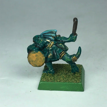 Skink Command Musician Lizardmen - Painted - Warhammer Fantasy X1291