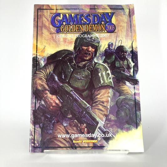 Games Day & Golden Demon 2003 Official Programme Warhammer Games Workshop M1761