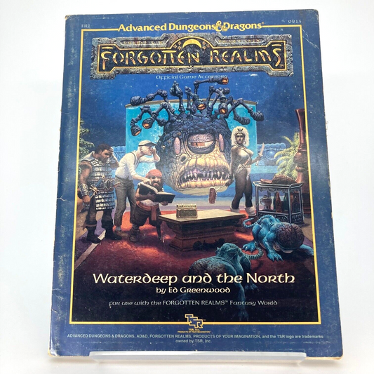 Waterdeep And The North - DM's Kit - Advanced D&D - Dungeons and Dragons M1140