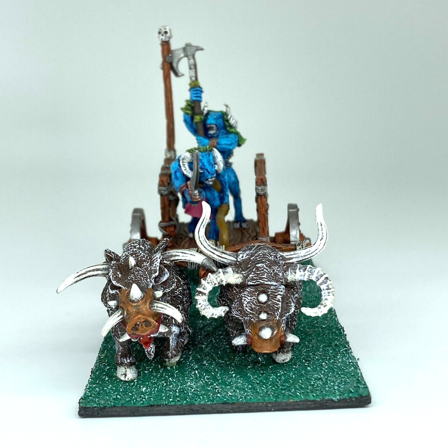 Beastmen Chariot - Chaos Beastmen - Classic Metal Warhammer Fantasy Part Metal