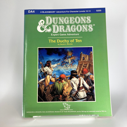The Duchy Of Ten - A Blackmoor Adventure - D&D Dungeons and Dragons M1229