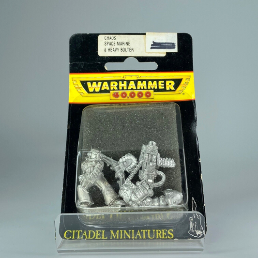 Heavy Bolter Marine - Chaos Space Marines - Blister - Warhammer 40K Metal C4885