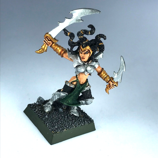 Classic Metal Witch Elf Dark Elf Elves - Painted - Warhammer Fantasy X13478