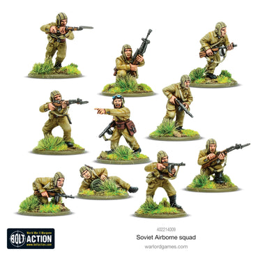 Soviet Airborne Squad - Brand New - Warlord Games Bolt Action Miniatures
