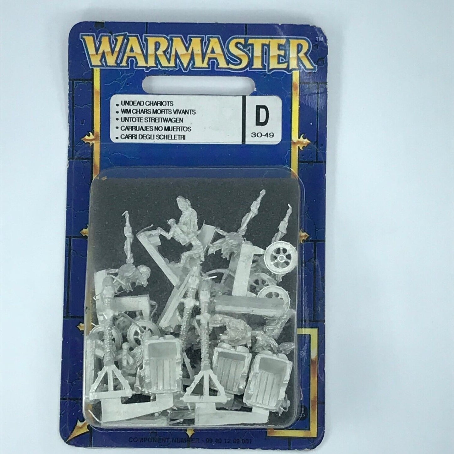 Metal Undead Chariots - OOP - Warmaster Warhammer C2229