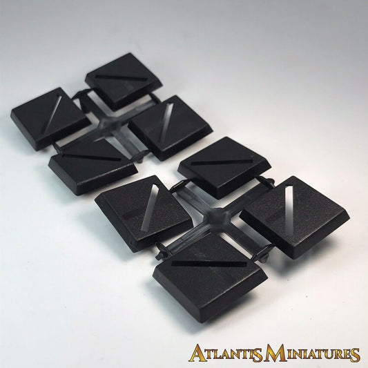X8 Original GW 1995 Square 20mm Bases - Warhammer 40K / Lord of the Rings X4111