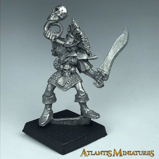 Metal Classic Dark Elf Elves Musician - Warhammer Fantasy Age of Sigmar X7982