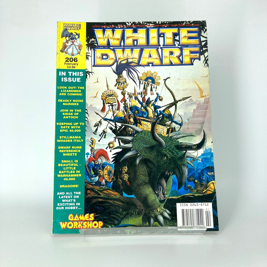 White Dwarf 206 Magazine Games Workshop Warhammer Fantasy 40,000 40K M1327