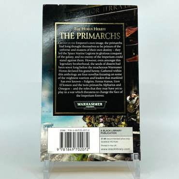 The Primarchs 2012 Christian Dunn - Paperback - Black Library Horus Heresy M842
