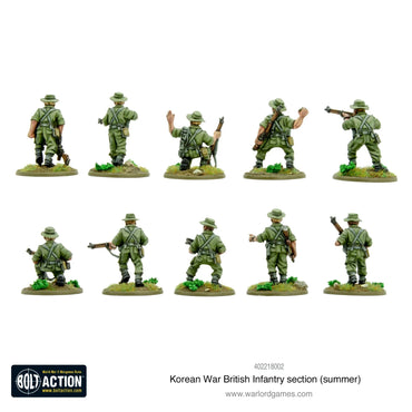 British Army Infantry Section (Summer Uniform) - Warlord Games Bolt Action