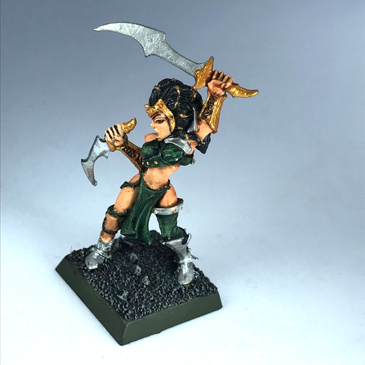 Classic Metal Witch Elf Dark Elf Elves - Painted - Warhammer Fantasy X13487