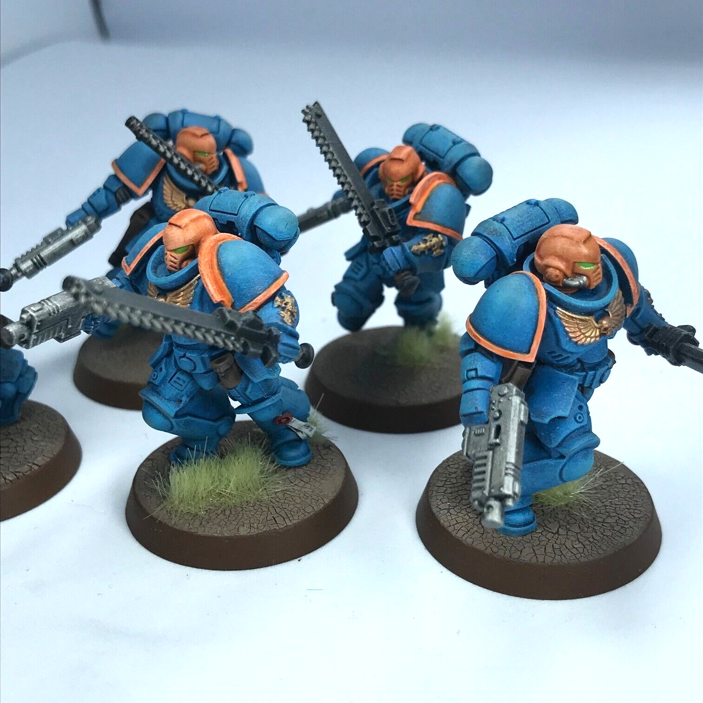 Space Marine Assault Intercessors - Painted - Warhammer 40K C3355
