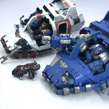 Classic Landspeeder Pair Space Marine - Varying Condition - Warhammer 40K C3391