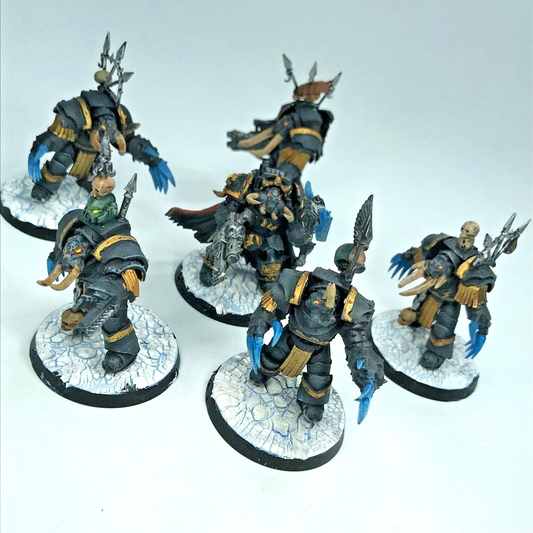 Chaos Space Marine Terminators - Painted - Warhammer 40K C2466