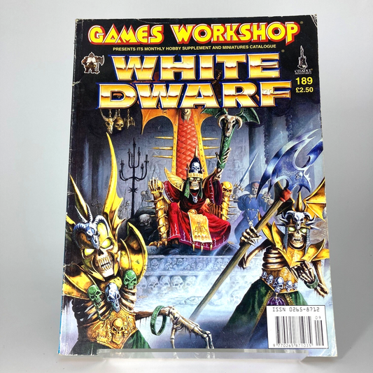 White Dwarf 189 Magazine Games Workshop Warhammer Fantasy 40,000 40K M1524