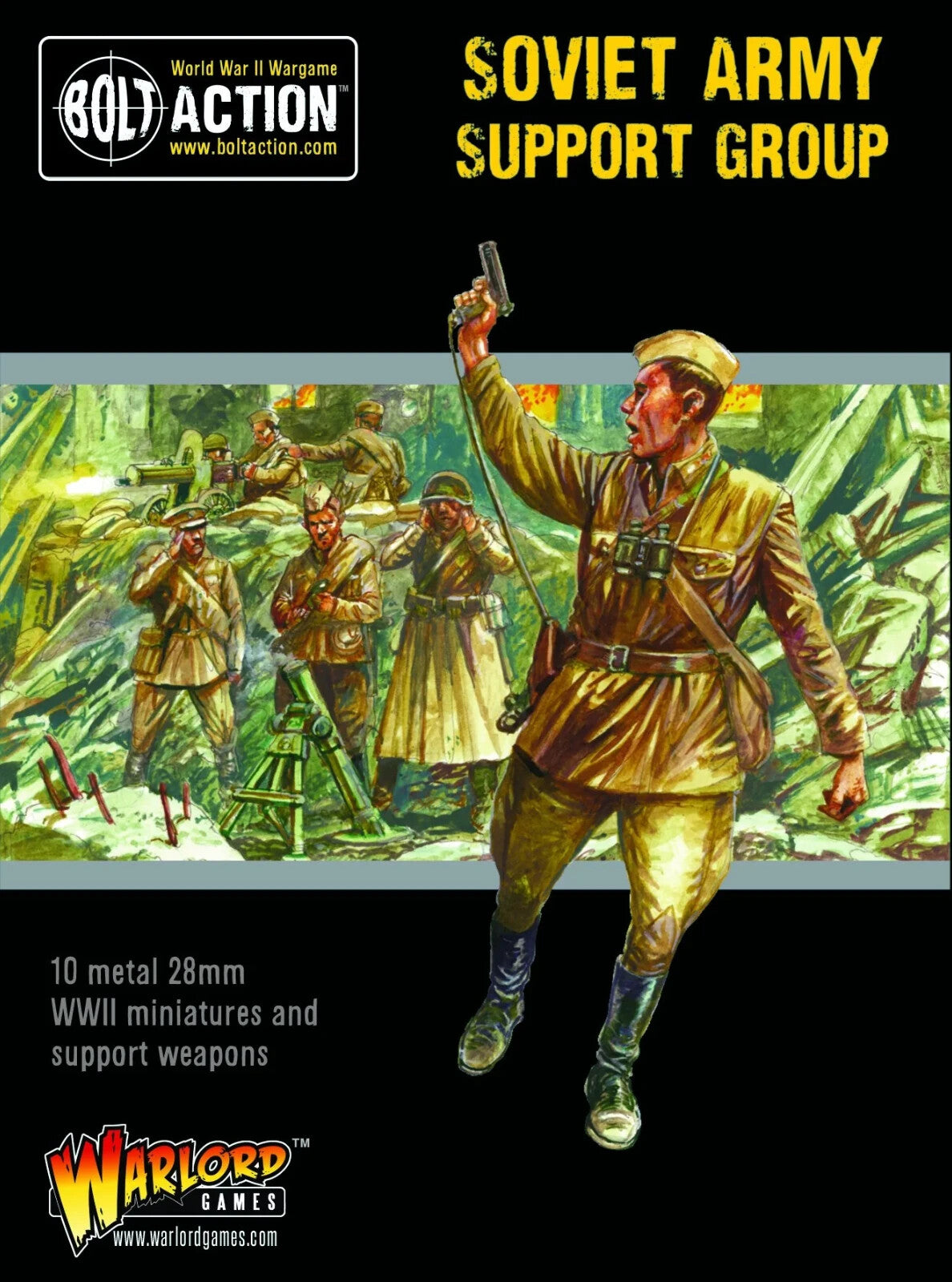 Soviet Army Support Group - Brand New - Warlord Games Bolt Action Miniatures