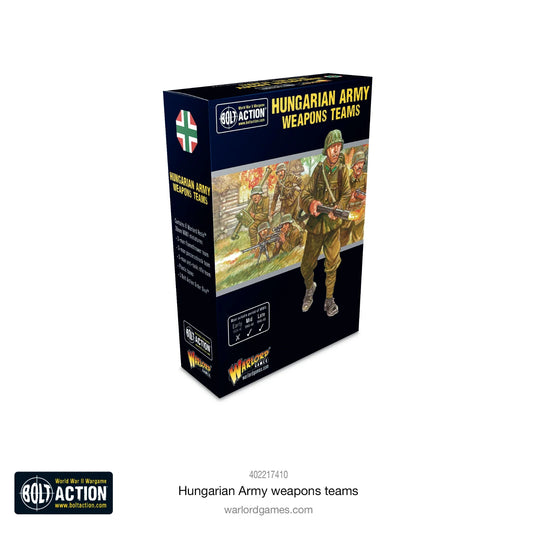 Hungarian Army Weapons Teams - Brand New - Warlord Games Bolt Action Miniatures