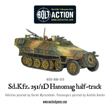 SD.KFZ 251/1 AUSF D Hanomag - Brand New - Warlord Games Bolt Action Miniatures