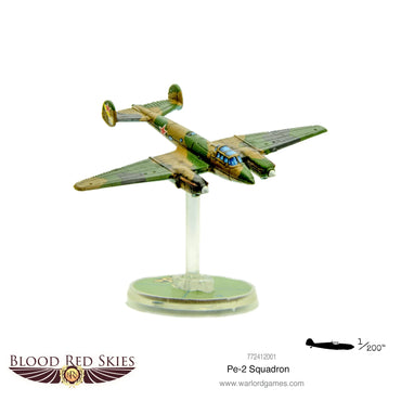 Blood Red Skies: Soviet PE-2 Squadron - Bolt Action Miniatures Warlord Games