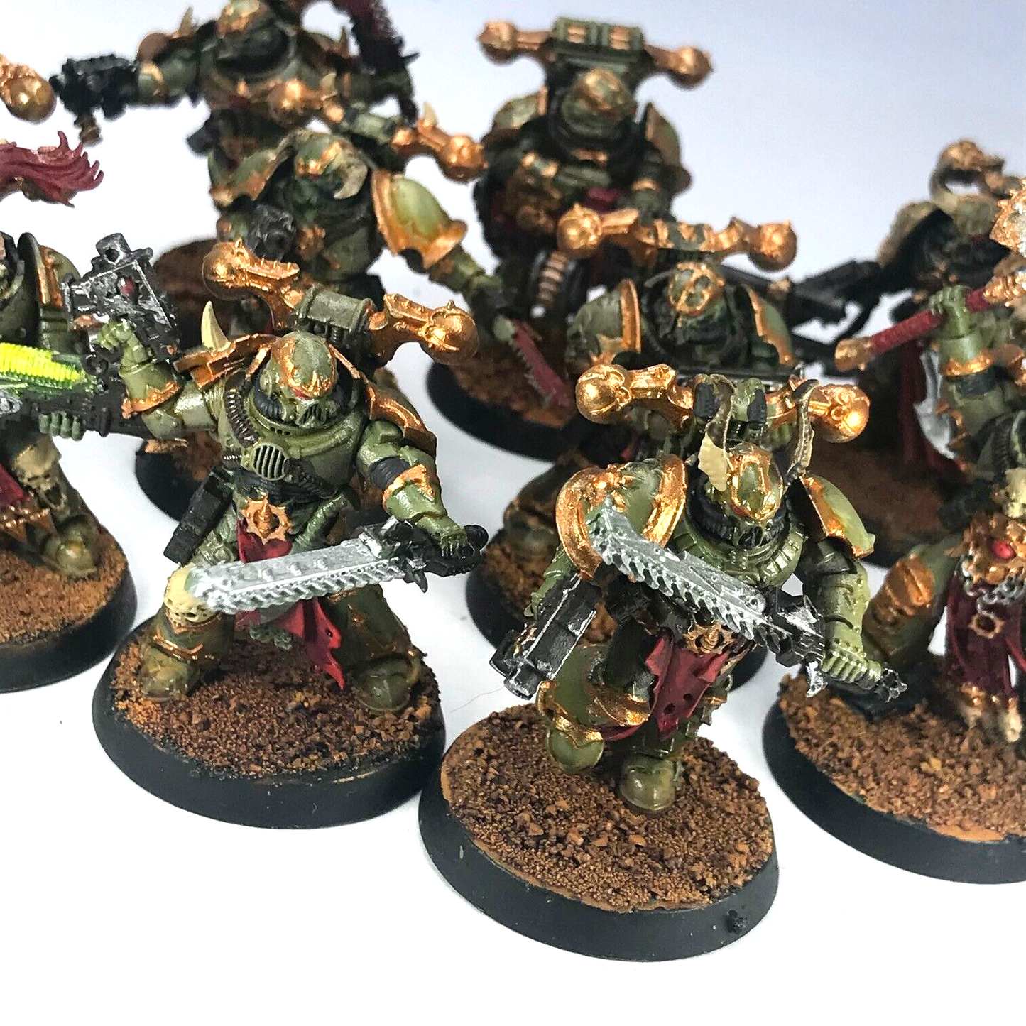 Death Guard Plague Marines Chaos Space Marines - Painted - Warhammer 40K C153