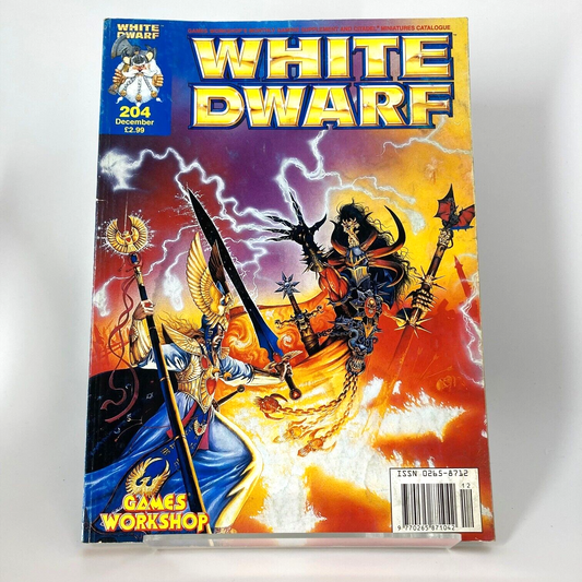 White Dwarf 204 Magazine Games Workshop Warhammer Fantasy 40,000 40K M1083